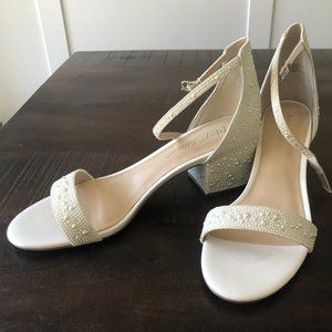 Betsey Johnson Mari Block Heel Evening Sandals